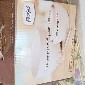 Ceramic Batter Bowl Set